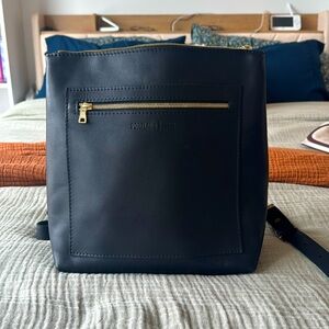 Portland Leather Tote Backpack Black New With No Tag